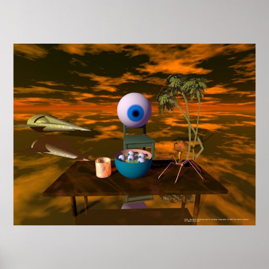 ウェイター!!私のスープに目が… ポスター (正面)