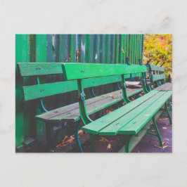 ウェイティンググリーンパークベンチズ ポストカード
