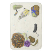 ウェイディングザバリアリーフ – カスタム文字パインターリー バスマット (正面縦)