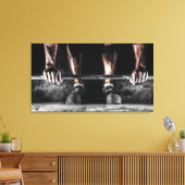 ウェイトのリフト キャンバスプリント (インサイチュ (リビング))