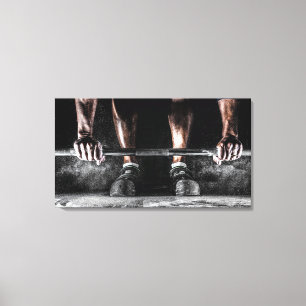 ウェイトのリフト キャンバスプリント