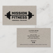 ウェイトトレーニングパーソナルトレーナークラフト 名刺 (正面/裏面)