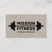 ウェイトトレーニングパーソナルトレーナークラフト 名刺 (正面)