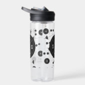 ウェイトトレーニングフィットネスダンベルボディビル名 ウォーターボトル (右面)