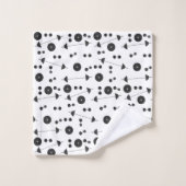 ウェイトトレーニングフィットネスダンベルボディビル名 バスタオルセット (ウォッシュタオル)