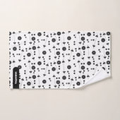 ウェイトトレーニングフィットネスダンベルボディビル名 バスタオルセット (ハンドタオル)