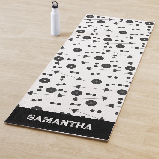 ウェイトトレーニングフィットネスダンベルボディビル名 ヨガマット (インサイチュ)