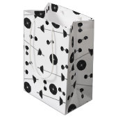 ウェイトトレーニングフィットネスダンベルボディビル ミディアムペーパーバッグ (裏面アングル)