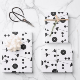 ウェイトトレーニングフィットネスダンベルボディビル ラッピングペーパーシート