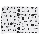 ウェイトトレーニングフィットネスダンベルボディビル ラージペーパーバッグ (正面)