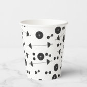 ウェイトトレーニングフィットネスダンベルボディビル 紙コップ (裏面)