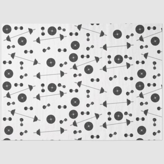 ウェイトトレーニングフィットネスダンベルボディビル 薄葉紙 (正面)