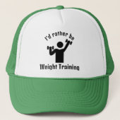 ウェイトトレーニングフィットネスデザイン帽子 キャップ (正面)
