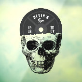 ウェイトプレートスカルトレーニングボディビルジム ウィンドウサイン (シート3)