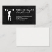 ウェイトリフター強度コーチ 名刺 (正面/裏面)