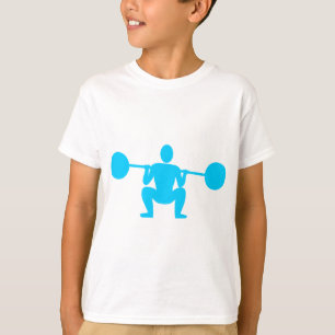 ウェイトリフター01 – スカイブルー Tシャツ