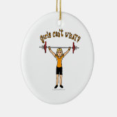 ウェイトリフター(金髪) セラミックオーナメント (右)