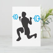 ウェイトリフティングの招待状 招待状 (スタンド正面)