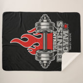 ウェイトリフティングダンベルフィットネスパーソナライズされたジム シェルパブランケット (正面(横))