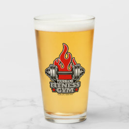 ウェイトリフティングダンベルフィットネスパーソナライズされたジム タンブラーグラス