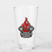 ウェイトリフティングダンベルフィットネスパーソナライズされたジム タンブラーグラス (正面)