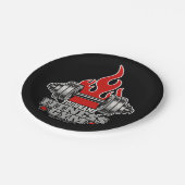 ウェイトリフティングダンベルフィットネスパーソナライズされたジム ペーパープレート (アングル)