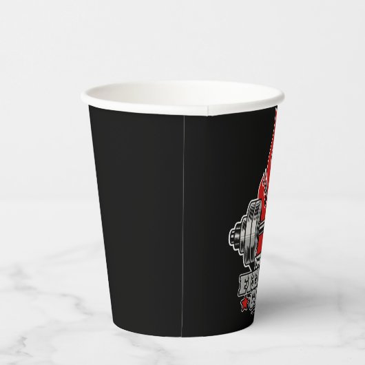 ウェイトリフティングダンベルフィットネスパーソナライズされたジム 紙コップ (右)