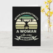 ウェイト付きユーモアギフト 妻 ママ カード (黄色い花)