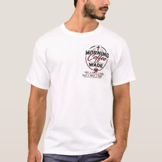 ウェイドと朝のコーヒーTシャツ Tシャツ