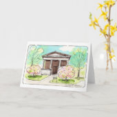 ウェイドチャペルアットレイクビュー墓地フォールディングカード カード (黄色い花)