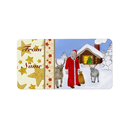 ウェイハナクトスマンRechteckiger Aufkleber ラベル (正面)