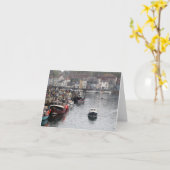 ウェイマスドーセット折り畳みグリーティングカード カード (黄色い花)