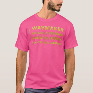 ウェイメーカーとクリスチャンの女性ギフト女性を賞賛 – Tシャツ