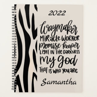 ウェイメーカー感動的やる気を起こさせるアニマルプリント プランナー手帳