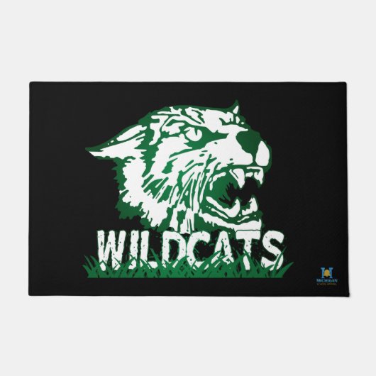 ウェイランド・ユニオン・ワイルドキャッツ #4 ドアマット (正面)