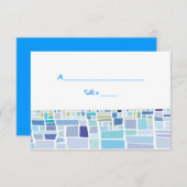 ウェイリングウォールイスラエルバーバルミツワーエスコートカード 招待状 (正面/裏面)