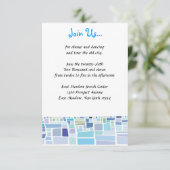 ウェイリングウォールイスラエルバーバルミツワーパーティーカード 招待状 (スタンド正面)