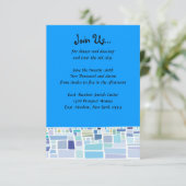 ウェイリングウォールイスラエルバーバルミツワー披露宴カード 招待状 (スタンド正面)