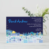 ウェイリングウォールイスラエルバーバルミツワー招待状 招待状 (スタンド正面)