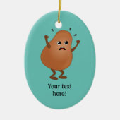 ウェイリングポテト – ターター怒ガイに名前を追加 セラミックオーナメント (正面)