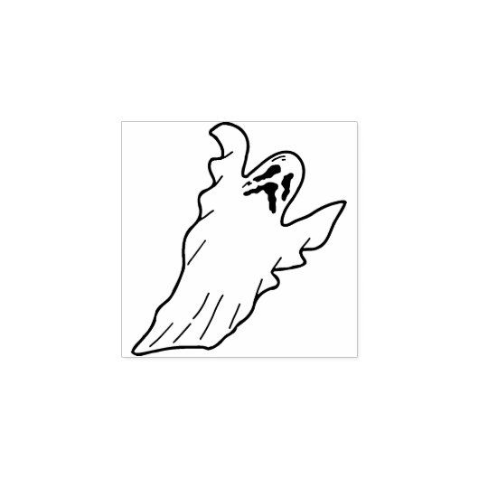 ウェイリング幽霊イラストレーションアートスタンプ ラバースタンプ (インプリント)