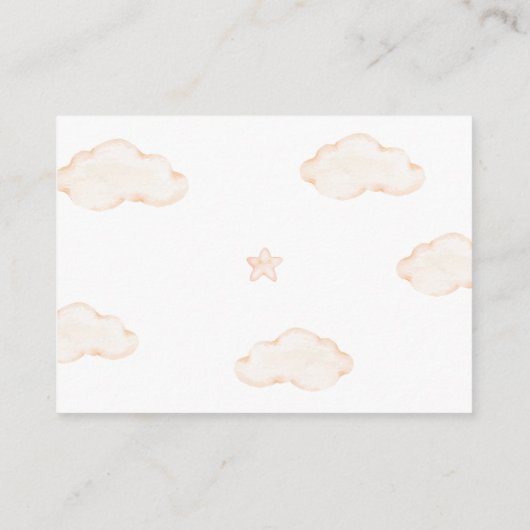 ウェイングウェルテディベア赤男女兼用ちゃんシャワー エンクロージャーカード (裏面)