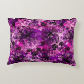 ウェインレースハワイアンオーキッドコラージュ アクセントクッション (裏面)