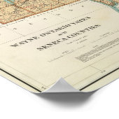 ウェイン、オンタリオ、イェーツ、セネカ郡 ポスター (角)