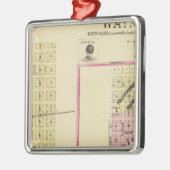 ウェイン、ネブラスカ メタルオーナメント (左)