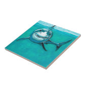 "ウェイン"ホホジロザメ タイル (側面)