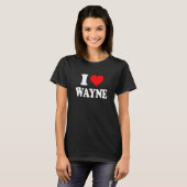 ウェイン – Iハートウェイン – I Love Wayne Tシャツ (正面フル)