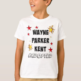 ウェイン、Parker、ケントはスーパーヒーローの採用を#Adopted Tシャツ