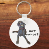 ウェイ得ム？ワイマラン キーホルダー (正面)