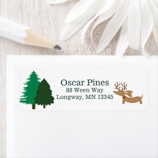 ウェエンダーダシュンドクリスマス住所 シール (インサイチュ)